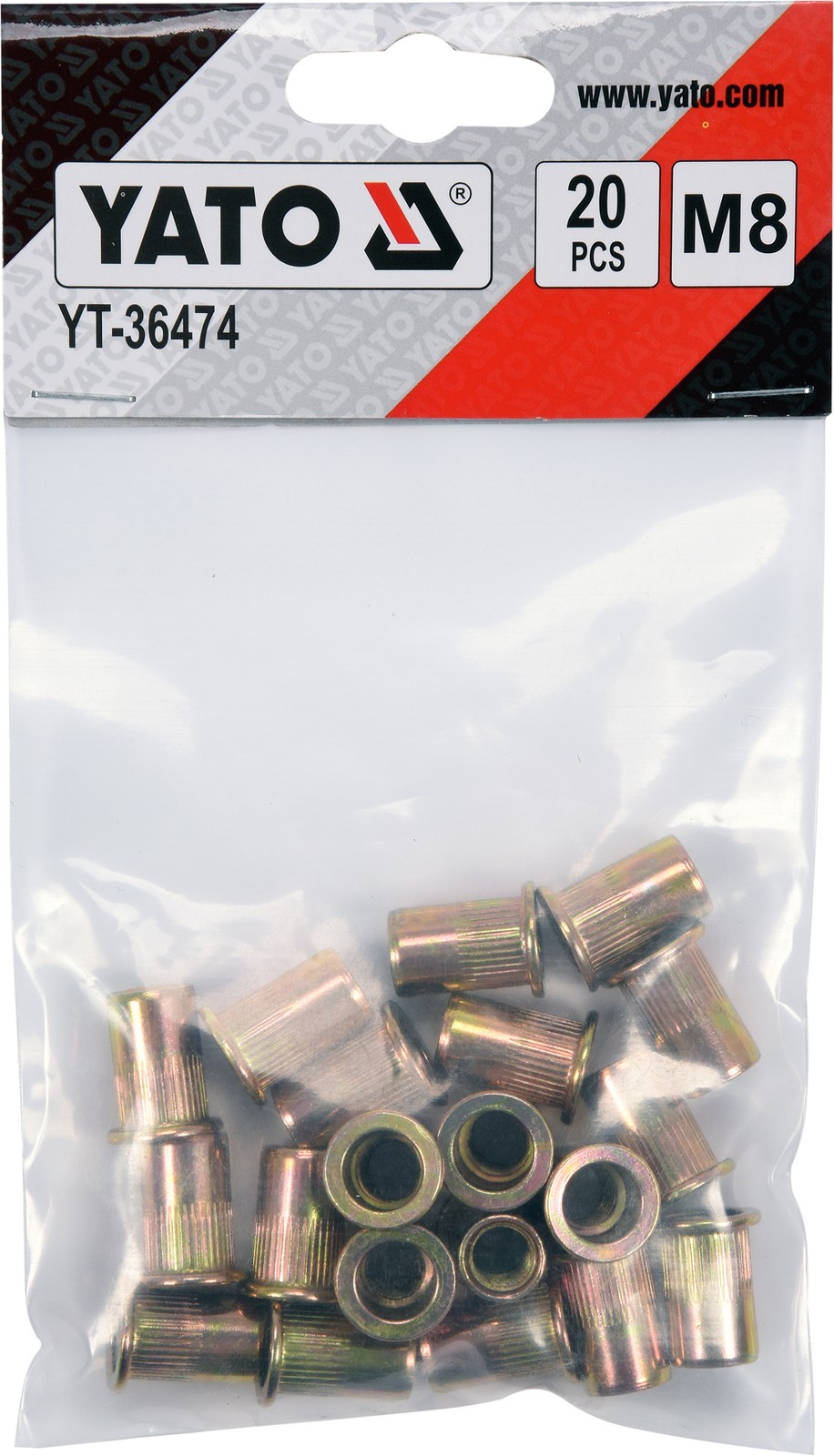 Fits YATO NARZ�DZIA YT-36474 STEEL RAID NUTS M8, 20PCS   ⭐UK Stock⭐