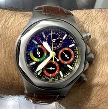 GIRARD-PERREGAUX Laureato EVO3 Ferrari F2004 Titanium Chronograph 80180 Full Set 15