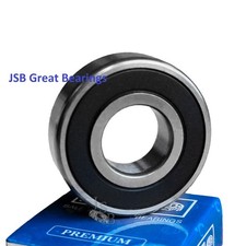 (Qty2) 6803-2RS seal bearing Premium 6803 2rs 6803 ball bearings 6803 RS ABEC3