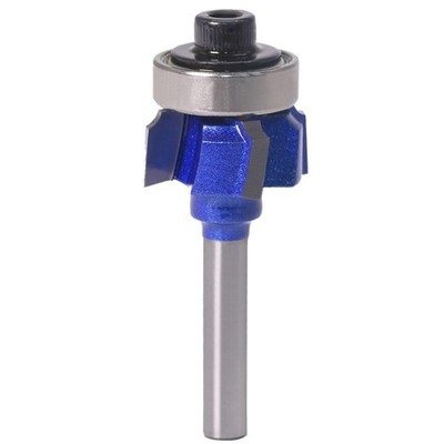 R1 R2 R3 Woodworking Milling Cutter 4 Teeth Router Bit 6mm Shank Edge Trimmer