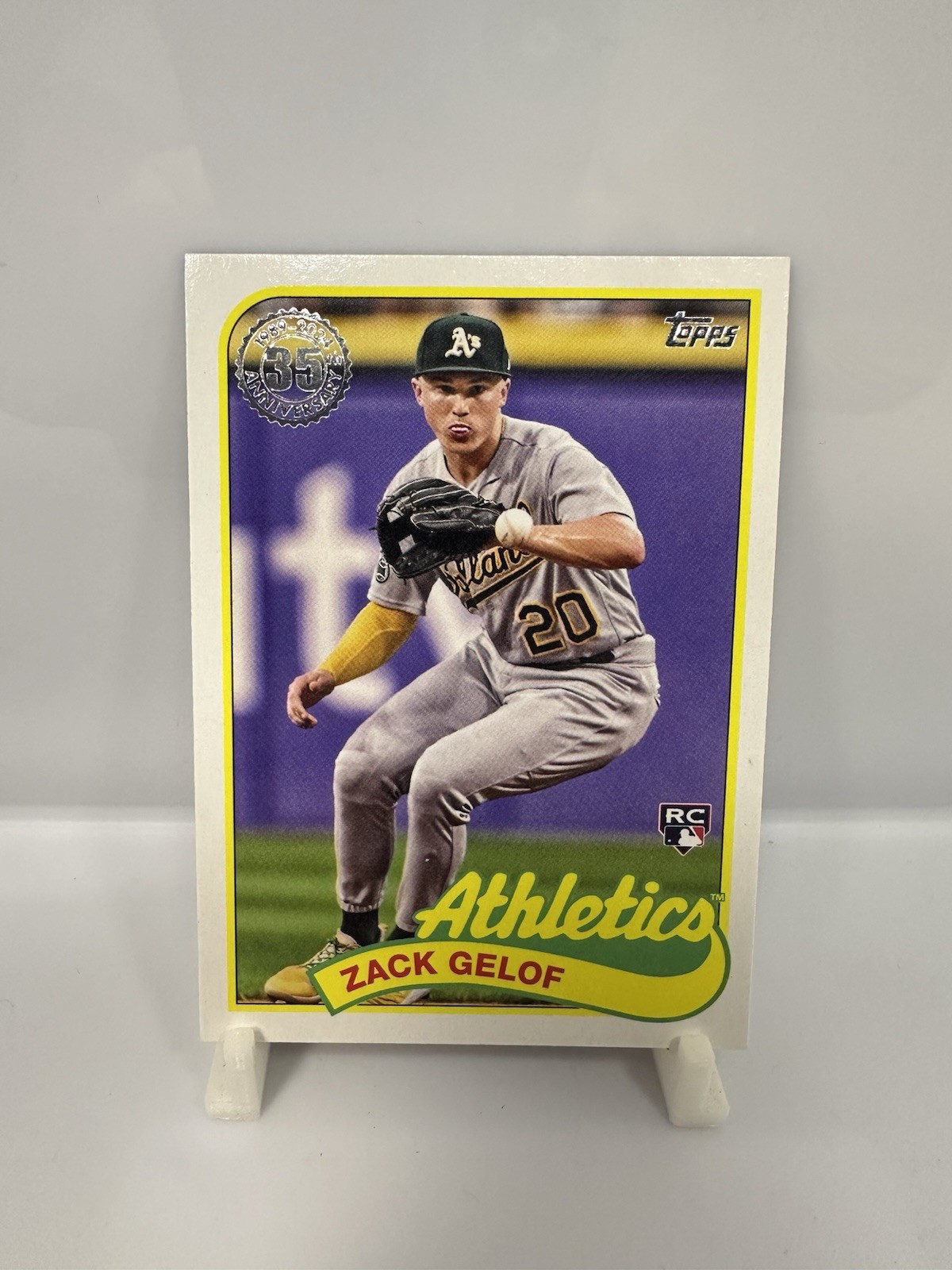 2024 Topps Zack Gelof 1989 35th Anniversary RC Rookie #89B-90 Athletics