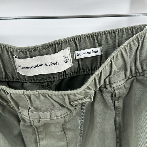 Abercrombie & Fitch Baggy Cargo Pull-On Pant Green XLS NWT - Picture 9 of 12