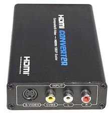HDMI Converter Composite/S-Video ==   HDMI 1080p Scaler, No Power Cord