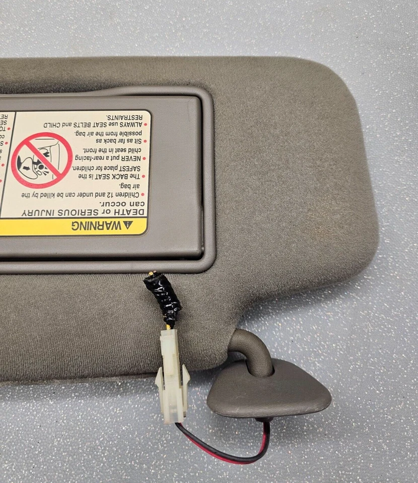 Nissan Murano 2003-2007 parasol lado izquierdo del conductor montaje izquierdo gris oscuro Foto 2 de 4