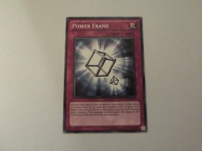 Yu-Gi-Oh! ''POWER FRAME'' #Trap Trading Card