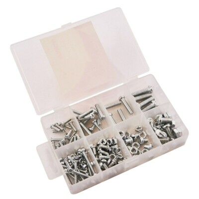 Sortiment Muttern und Schrauben Set 150-teilig Sortiment Set in praktischer Aufbewahrungsbox