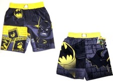 Batman or Lego Batman Little Boys UV50 Swim Trunks NWT Size 4  Swimsuit