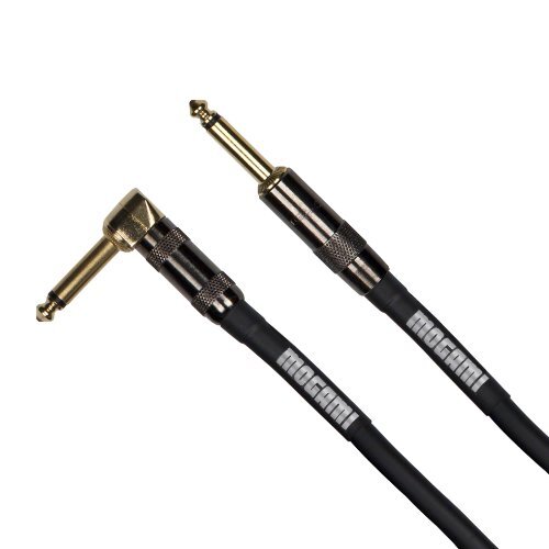 Mogami Platinum GUITAR20R Instrument Cable, 1/4 TS Male Plugs, Gold