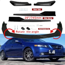 Front Rear Bumper Lip 29 Side Skirts Body Kit For Acura Tl Type-s