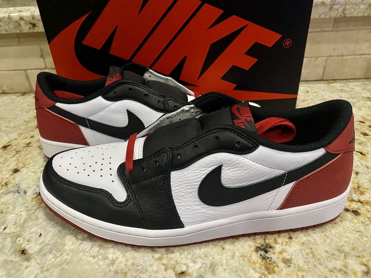 Nike Air Jordan 1 Low Retro Black Toe Size 13 DS CZ0790-106 Black