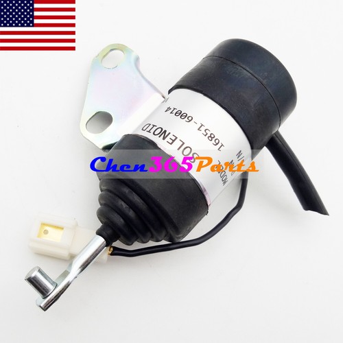 12V Fuel Shutoff Solenoid 1685160015 for Kubota Tractor D902 D722 Z482