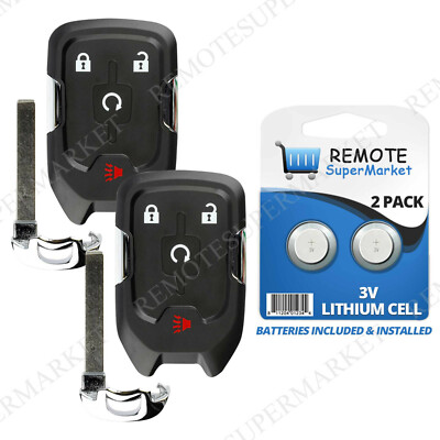 2 Replacement for 2018-2019 GMC Terrain Remote Car Keyless Entry Key Fob 4b