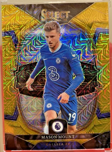 Mason Mount 2022-23 Select Premier League Gold Mojo Prizm Chelsea #26 6/10