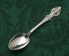 Grand Victorian by Wallace Sterling Silver individual Oval Soup Spoons 7"