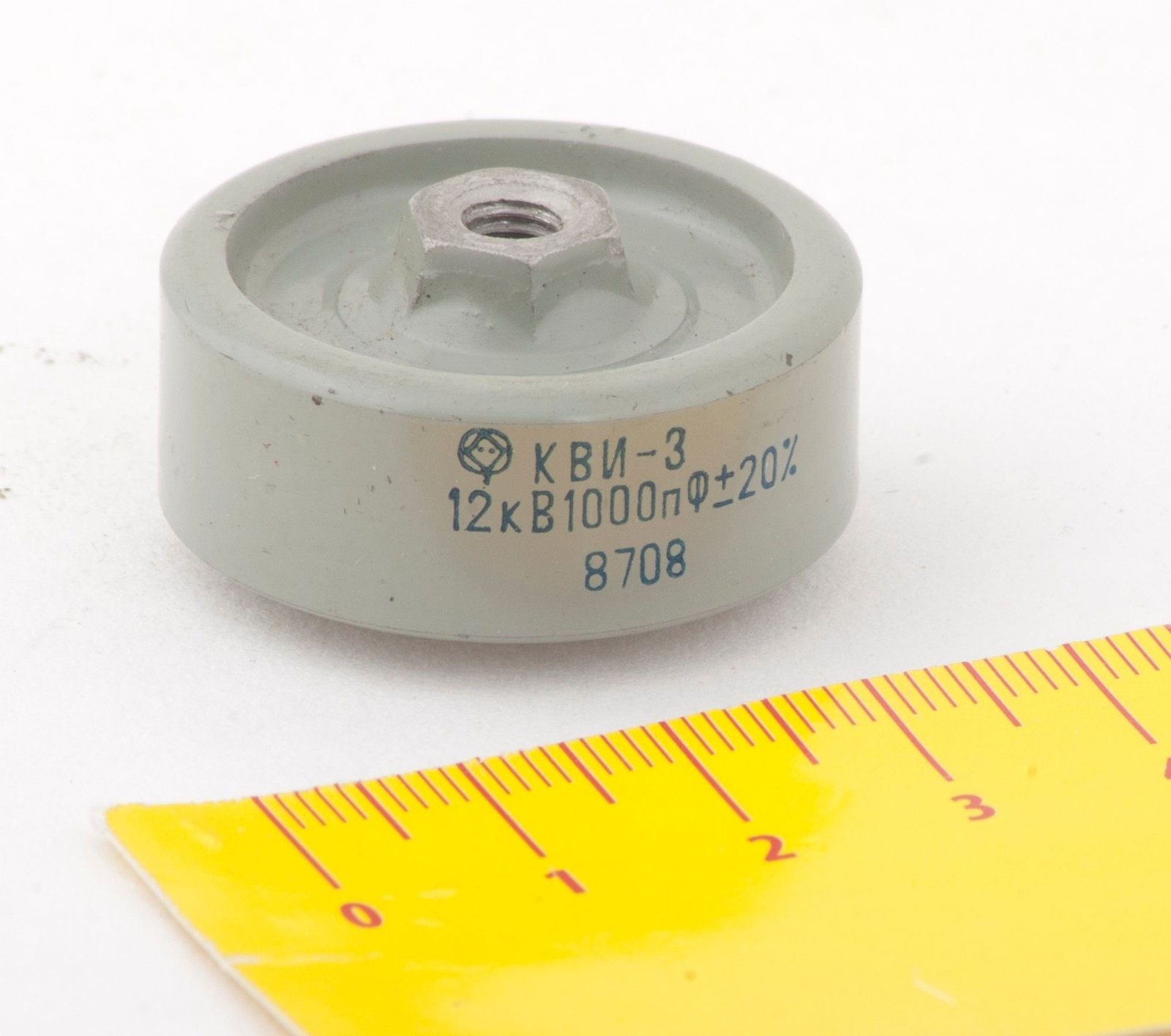 1000 pF 1 nF 12 kV LOT OF 1 DOORKNOB HIGH VOLTAGE CERAMIC CAPACITORS