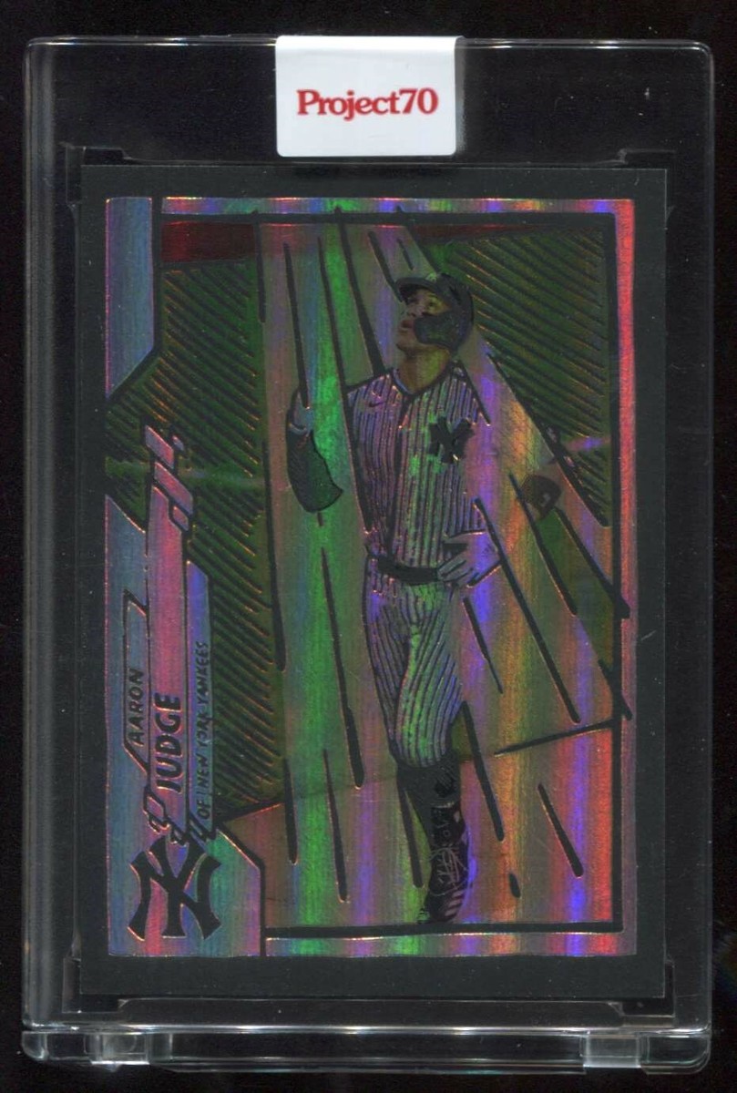 TOPPS PROJECT 70 FOIL #696 AARON JUDGE by JOSHUA VIDES