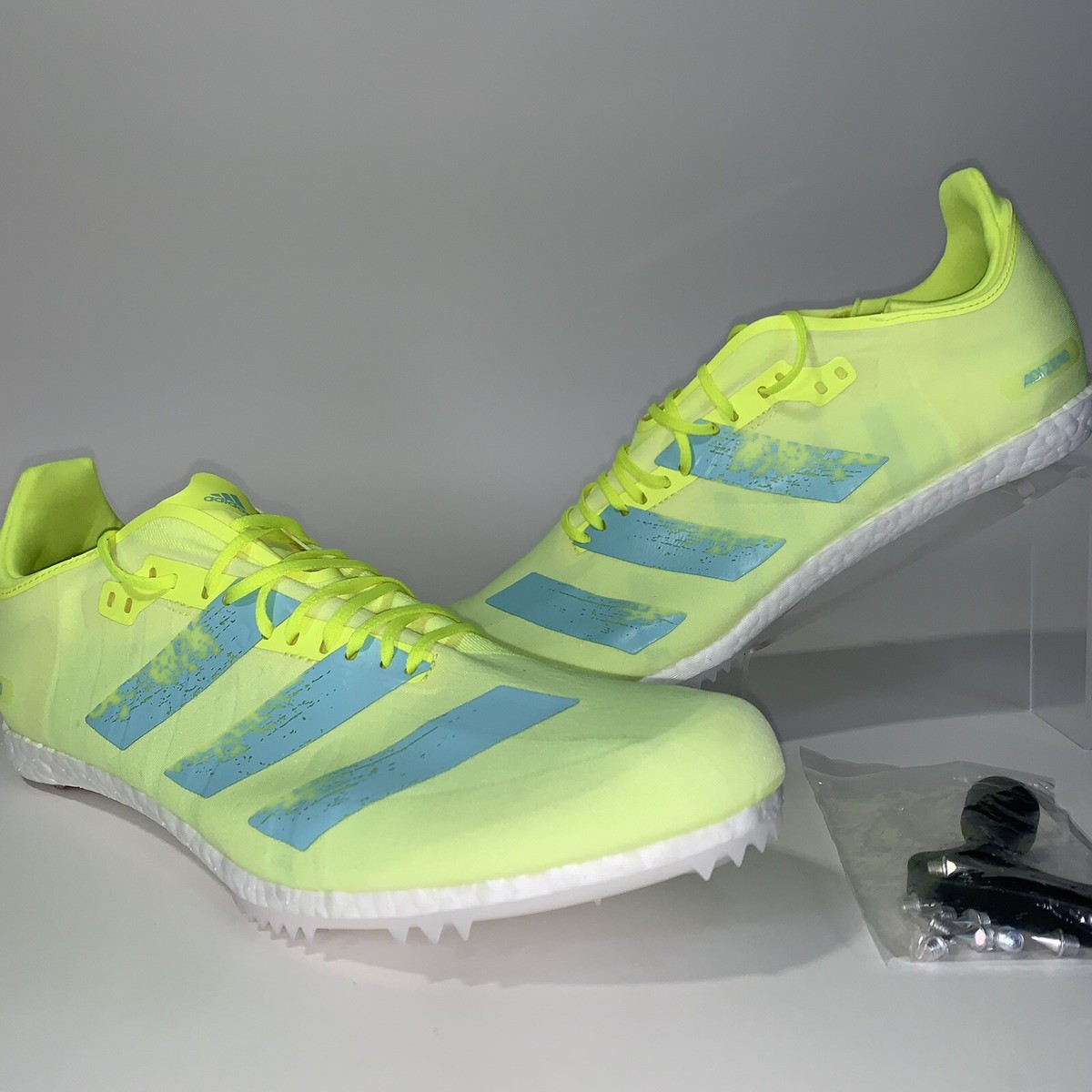 ADIDAS ADIZERO PRIME SP TRACK SPRINT SPIKES SIZE 12 SOLAR ADIDAS ADIZERO PRIME SP TRACK SPRINT SPIKES SIZE 12 SOLAR
