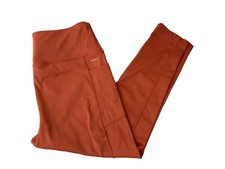 New Mondetta Ladies  Performance  Luxury High Waisted Active Capri Medium Orang