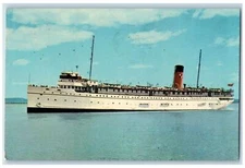 1965 C.P.R. Great Lakes Cruise Steamer, Fort William, Ontario Canada Postcard