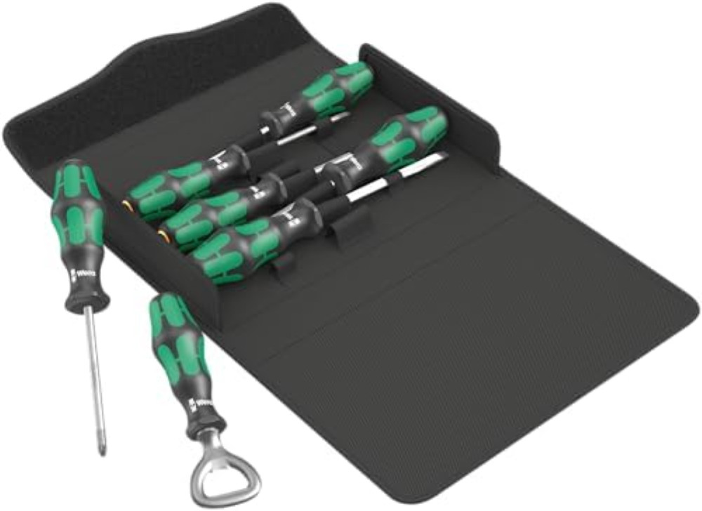 Wera 05105625001 Kraftform 300/7 Set 3 | Set Cacciaviti Multiuso 7 Pezzi