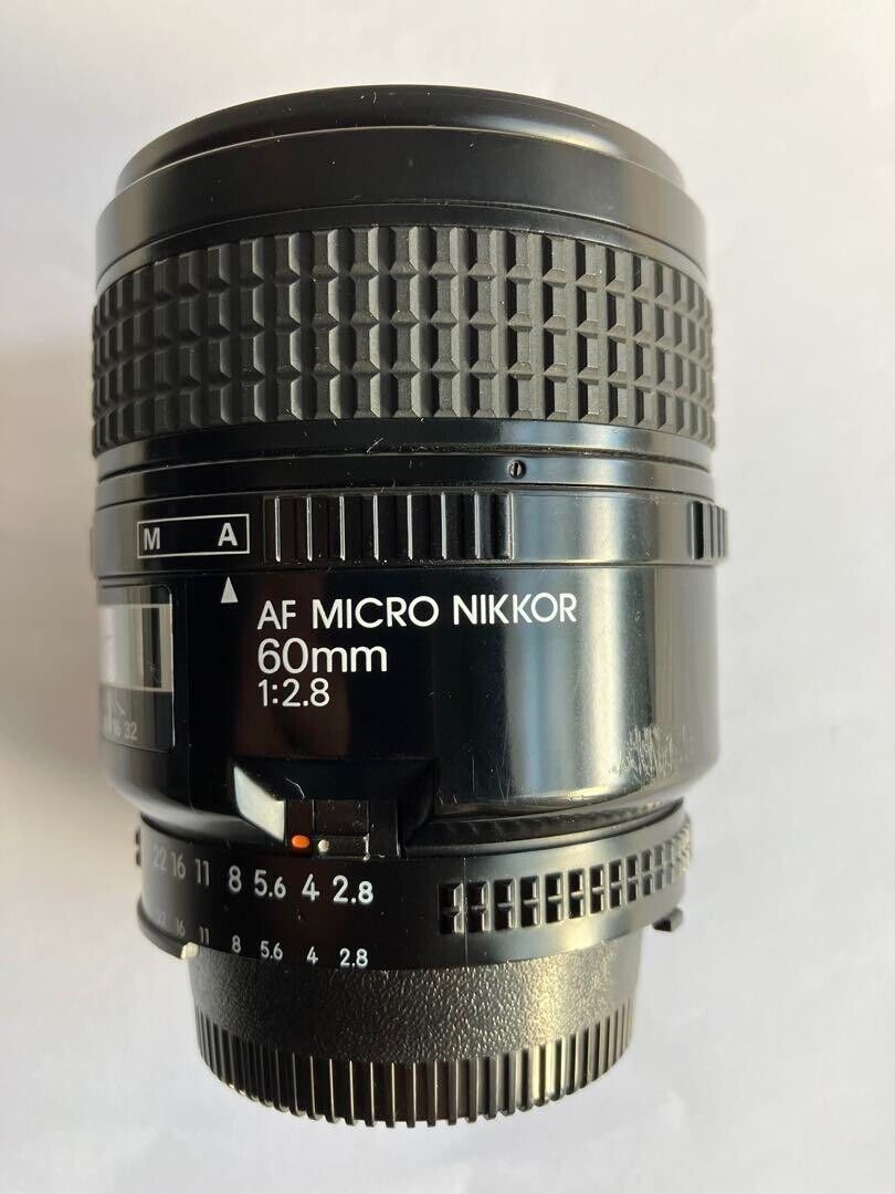 Very Good Nikon AF MICRO NIKKOR 60mm F2.8 Fixed Focus Lens Very Good Nikon AF MICRO NIKKOR 60mm F2.8 Fixed Focus Lens