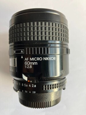 Very Good Nikon AF MICRO NIKKOR 60mm F2.8 Fixed Focus Lens Very Good Nikon AF MICRO NIKKOR 60mm F2.8 Fixed Focus Lens