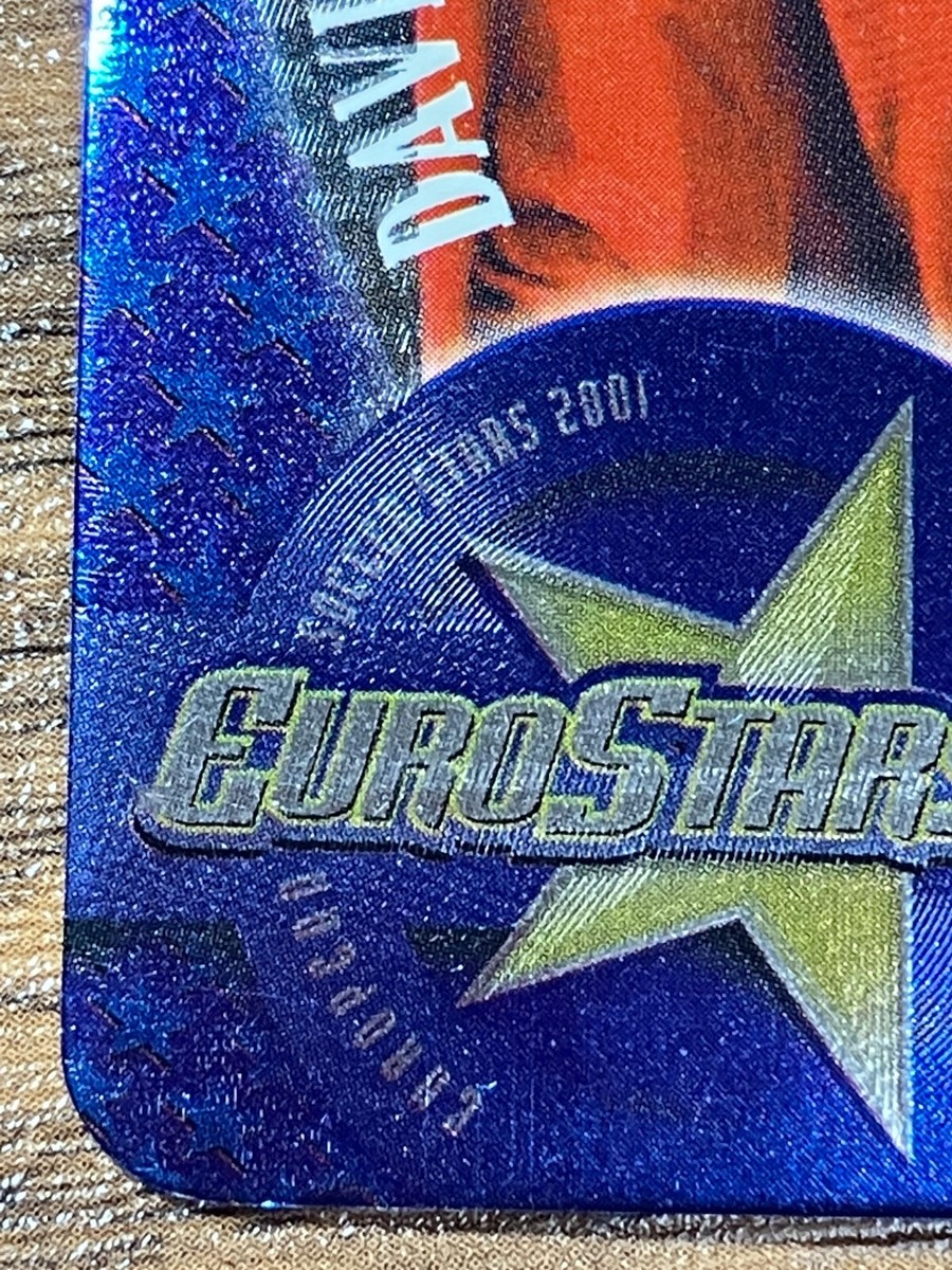 Futera Platinum 2001 EURO STARS EU3 David Beckham England Futera Platinum 2001 EURO STARS EU3 David Beckham England