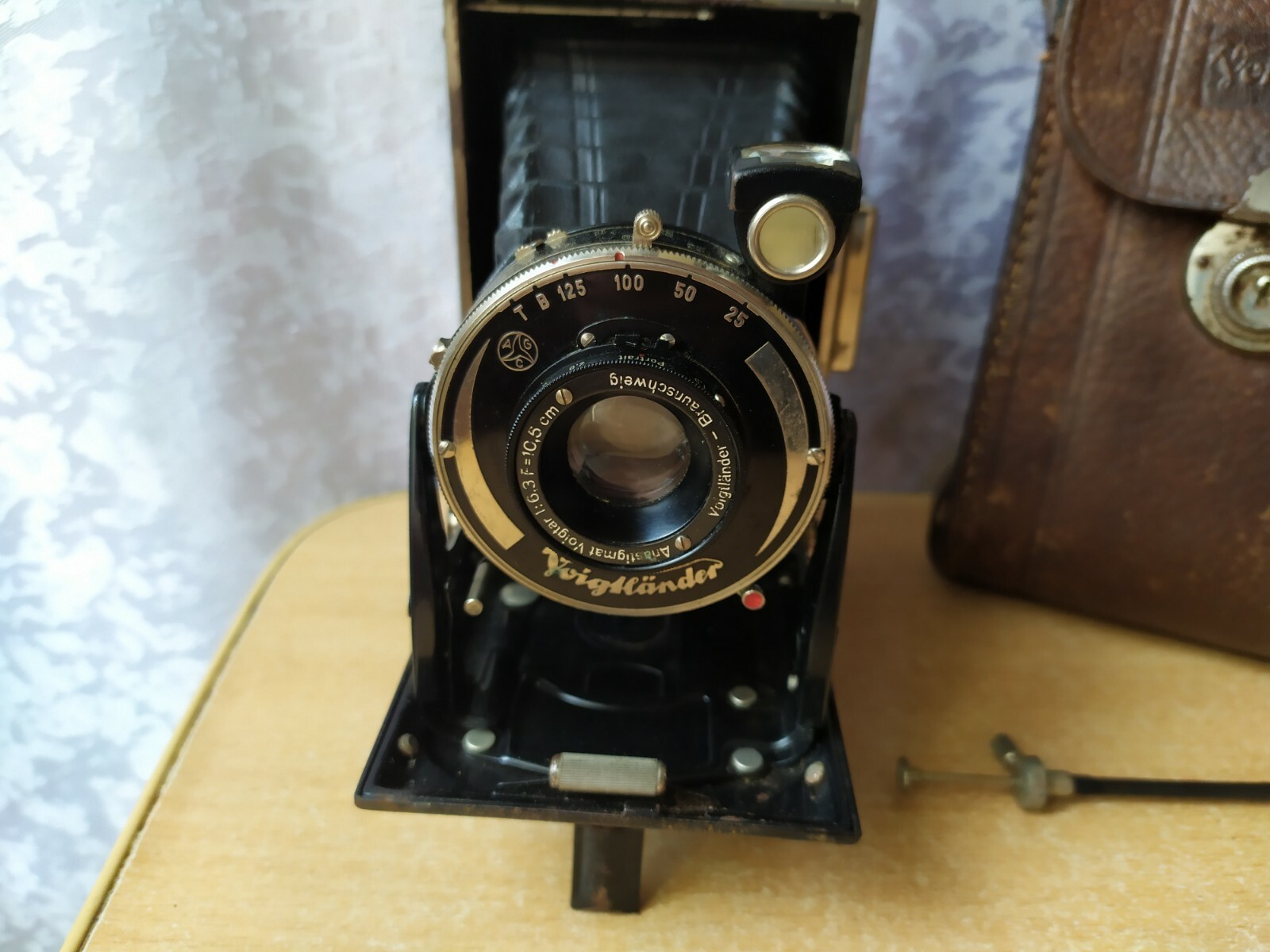 RARE antique vintage camera Lens case Voigtlander Bessa eBay