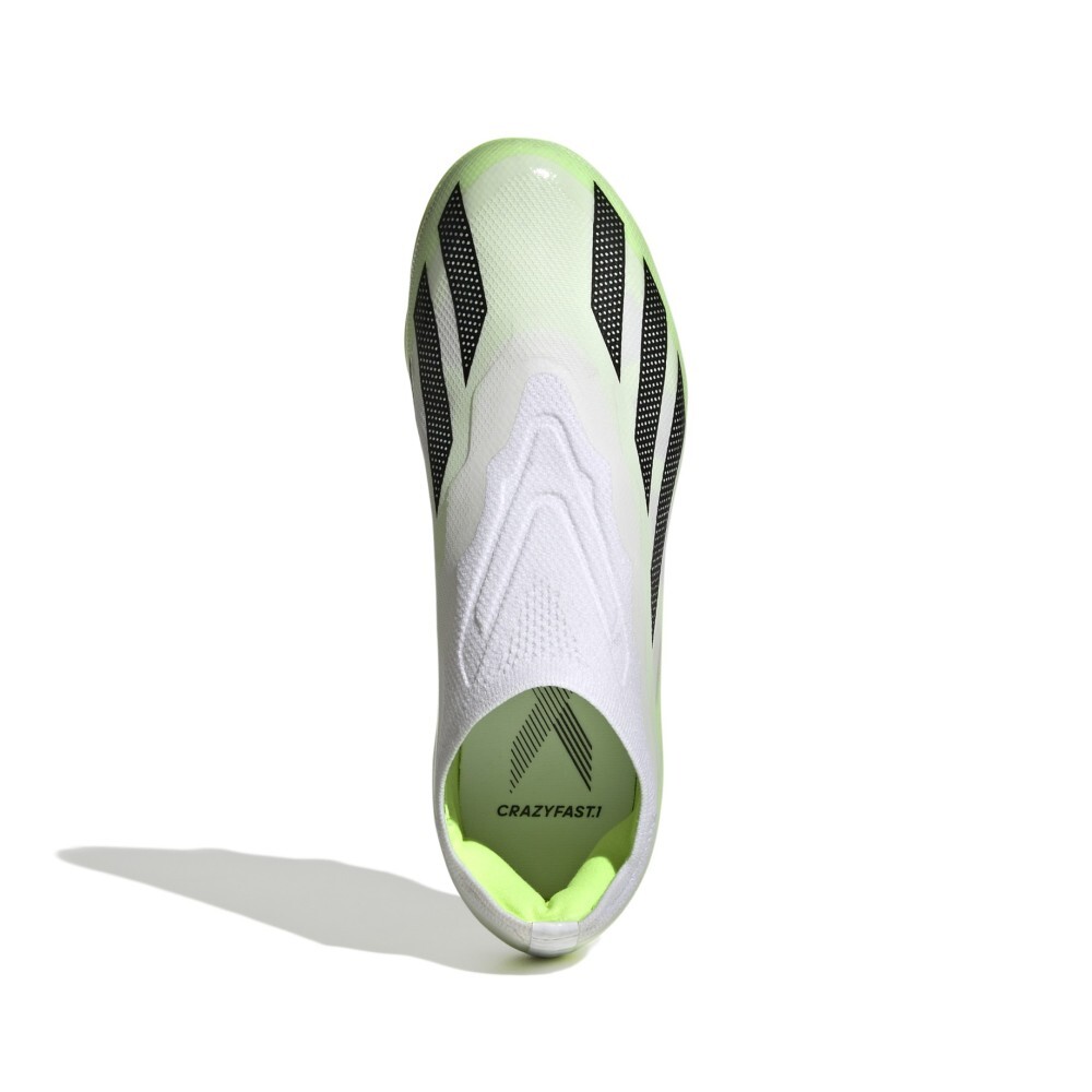 【ともや】アディダス フットサルシューズ X crazyfast 白 ADIDAS X CRAZYFAST.1 FG FOOTWEAR WHITE/FOOTWEAR WHITE