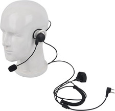 Walkie Talkie behind the Head AVPH5 Earpiece Push to Talk Two Way Radio Headset