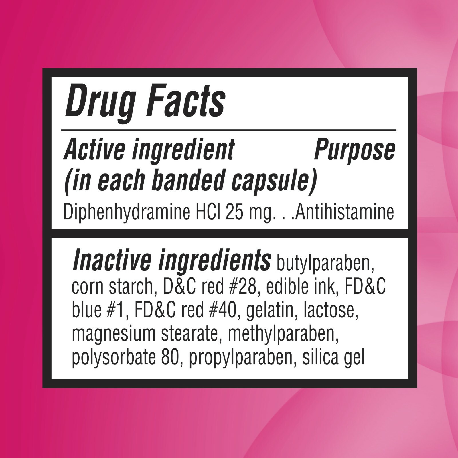 Equate Allergy Relief Diphenhydramine Capsules 25mg, 100 Ct..+ eBay