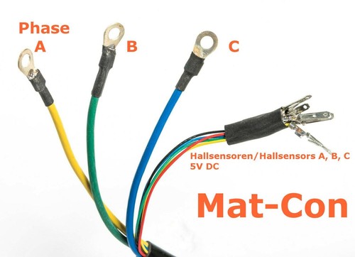 BLDC Motor 48V 1,2KW 1200W 1,8KW 1800W 4,5Nm brushless bürstenlos 3500U/min - 第 4/5 張圖片