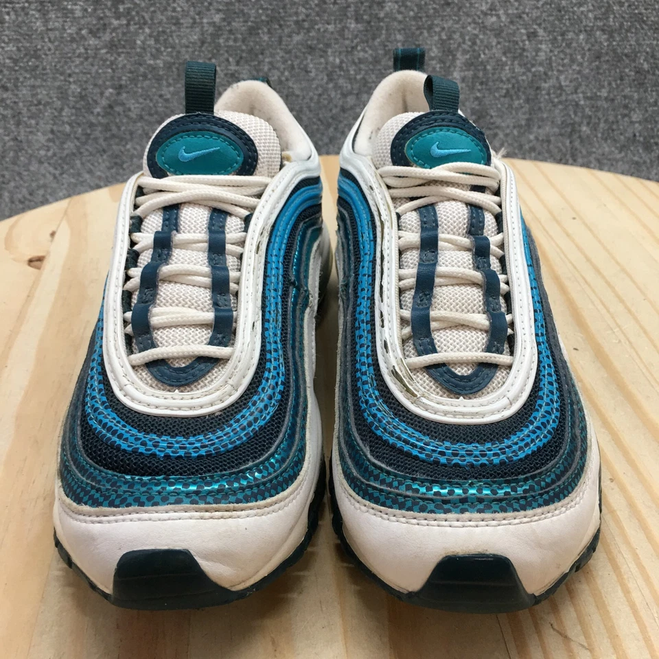 Nike Zapatilla Juvenil 4.5 Azul Air Max 97 Atlética Correr Con Cordones Informales BV0050 Foto 4 de 4