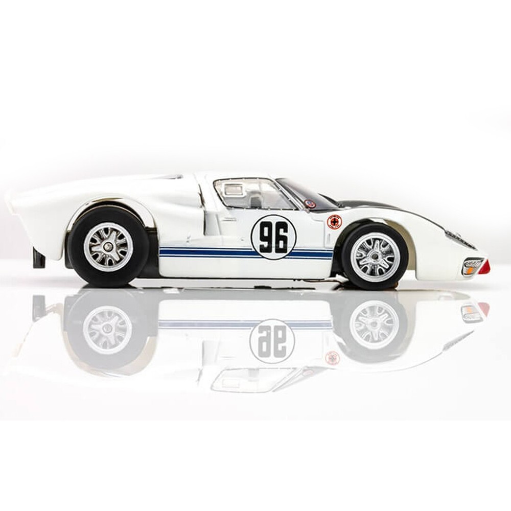 NEW AFX Mega-G+ GT40 Mark II #96 Wh/Bk HO Scale Slot Car FREE US SHIP