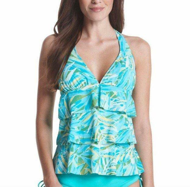 tiered swim top