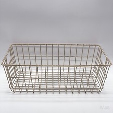 Vintage Mesh Box, Storage Basket, All Purpose Metal Basket - 36x27x12cm