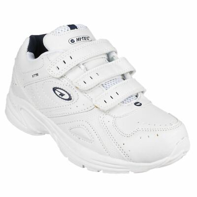 Hi-Tec XT115 White Hook Loop Unisex Boys Girls Junior Sports