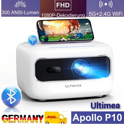 Ultimea Apollo P10 Full HD 1080P Decoding Videoprojektor, Tragbarer mini Beamer.