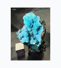 Drusy Chrysocolla - Ray Mine AZ - Rare Museum Grade Druzy A+++ - BIG 4.5" @