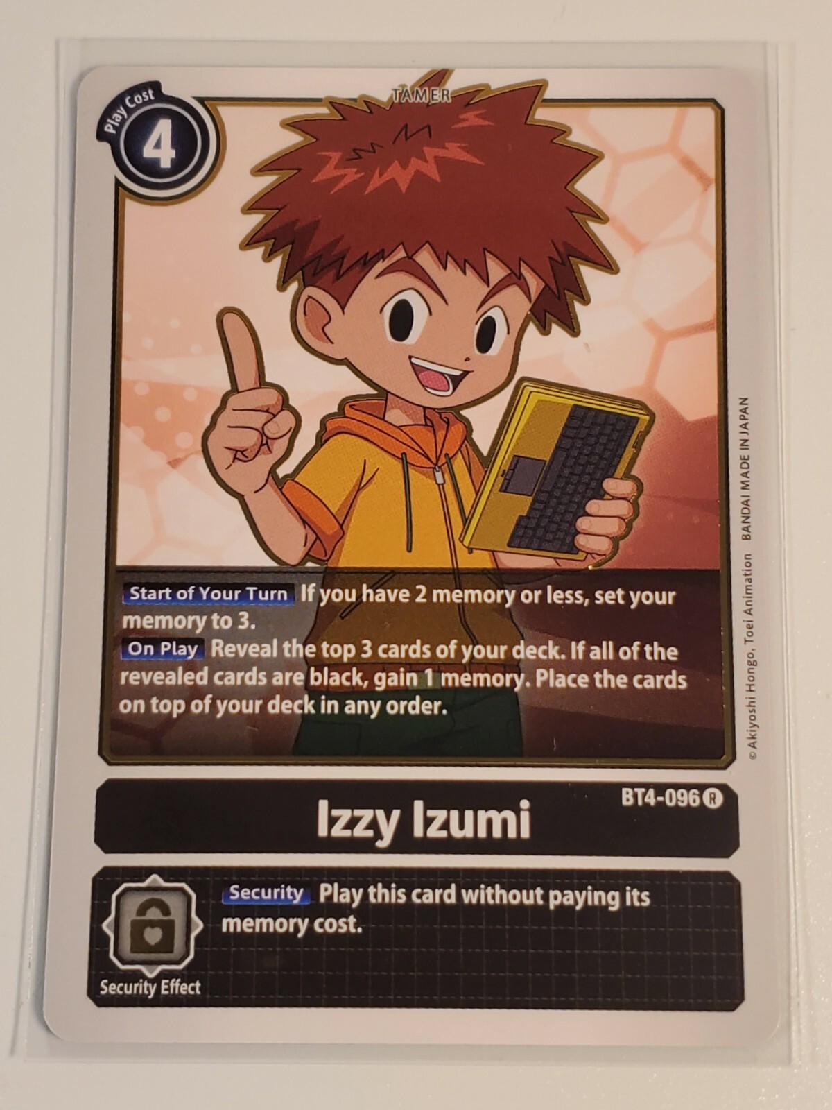 Digimon Card game TCG BT4 - Izzy Izumi BT4-096 R - New, Mint Condition |  eBay