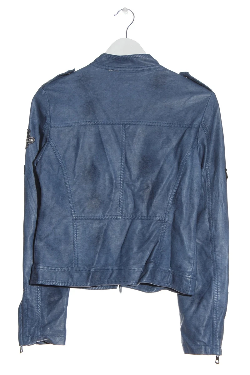 Veste en cuir synthétique sale