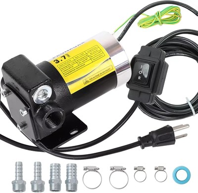 110V AC Self-priming Gasoline Fuel Transfer Pump With Forward And Reverse GPM