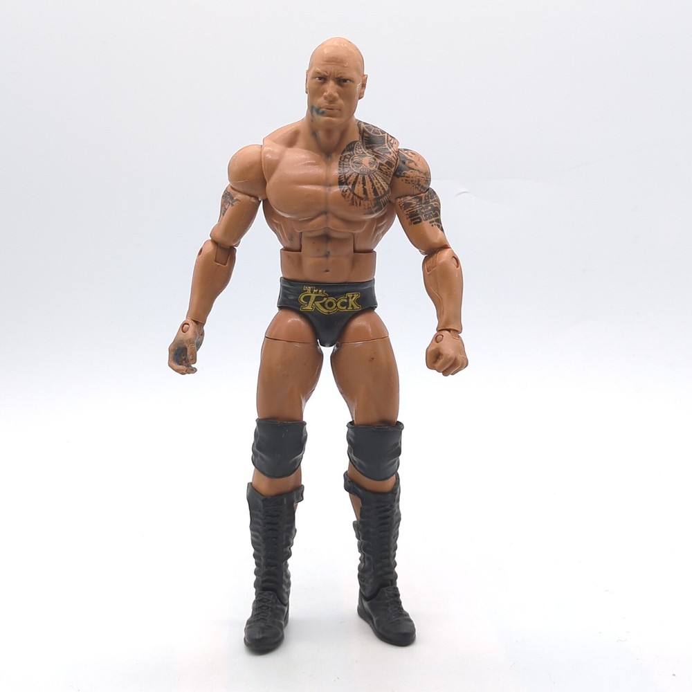 WWE The Rock Elite Series 22 Wrestling 6” Figure Dwayne Johnson WWF Mattel