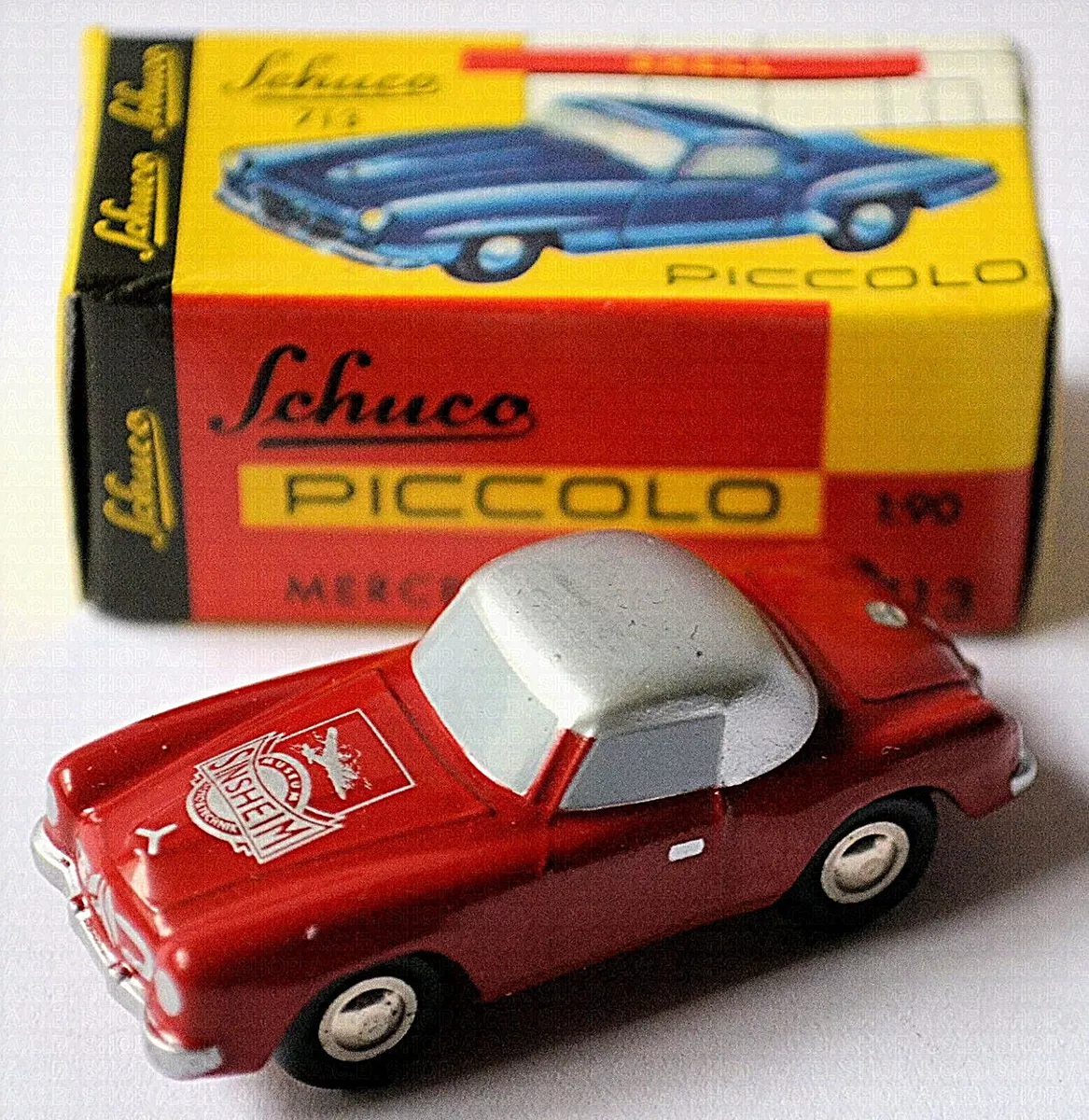 Mercedes Benz 190 Sl Coupe Museum Sinsheim Red 1:90 Schuco Piccolo