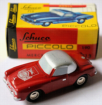 Mercedes Benz 190 SL Coupe Museum Sinsheim Red 1:90 Schuco Mercedes Benz 190 SL Coupe Museum Sinsheim Red 1:90 Schuco
