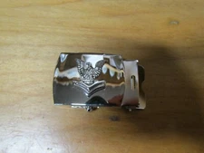 GENUINE US MILITARY ISSUE RAISED EMBLEM BELT BUCKLE US NAVY RANK GOLD SILVER CO 