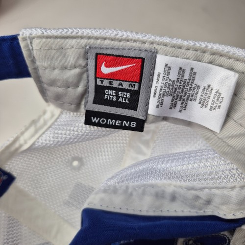 Cappello da baseball donna Gators Nike blu bianco Nike Team Hat regolabile - Foto 7 di 10