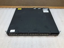 Cisco Catalyst 3650 WS-C3650-48TQ-L 4x10G 48-Port PoE Gigabit Ethernet Switch