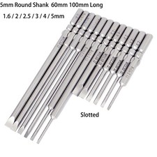 Flat Slotted Head Bit Quick Change Connect im...