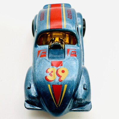 マッチボックスBEETLE STREAKER Vintage Matchbox 1972 Beetle Streaker Big Blue Funny Car